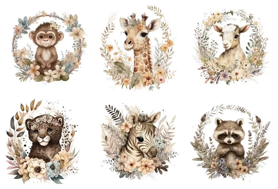 Tierillustration mit KI – hochwertige Digital Art